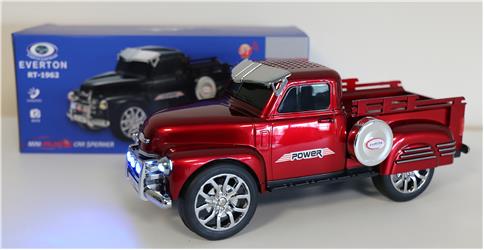 EVERTON RT-1962 Kırmızı Arabalı  Bluetooth Fm-Usb-Tf-Aux Şarjlı Nostaljik Radyo