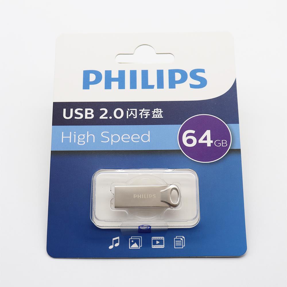 Philips 64Gb Usb 2.0 Metal Flash Bellek
