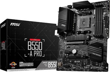 Msı B550-A Pro AM4 DDR4 Bellek 4400(OC) HDMI DP M.2 USB3.2 ATX Anakart