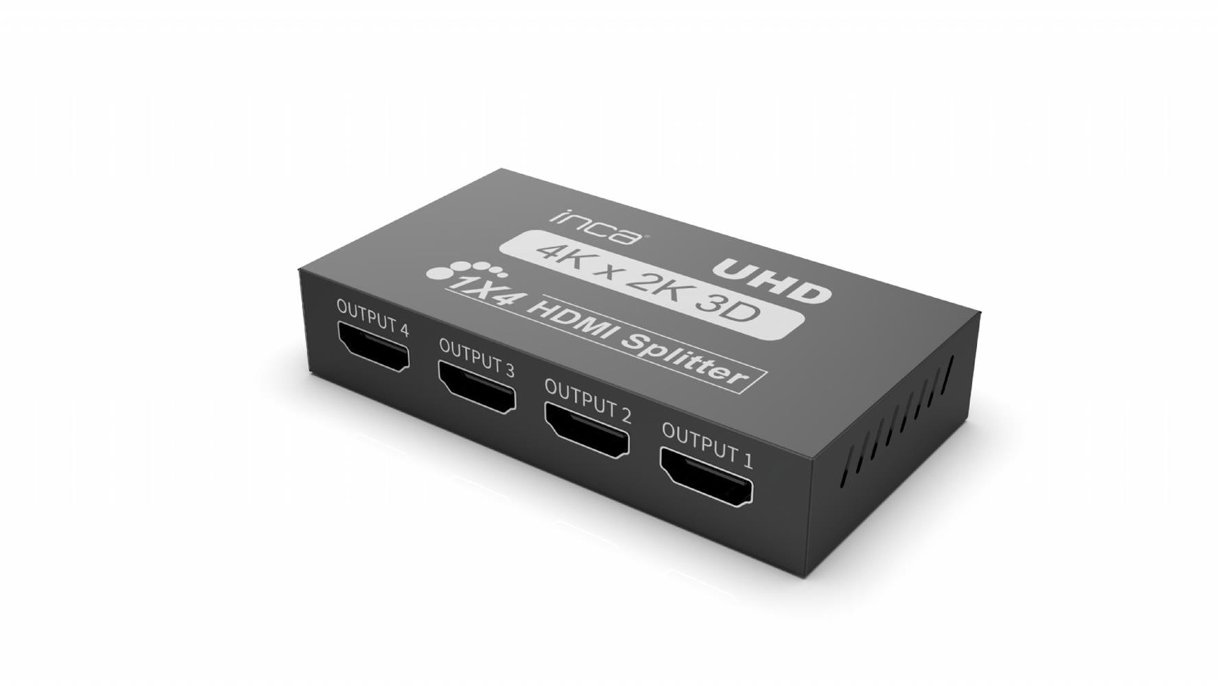 INCA IHSK-430 HDMI SPLITTER 1 IN 4OUT 4K@30HZ SWITCH (GIRI 1 HDMI.IKI 4 HDMI)
