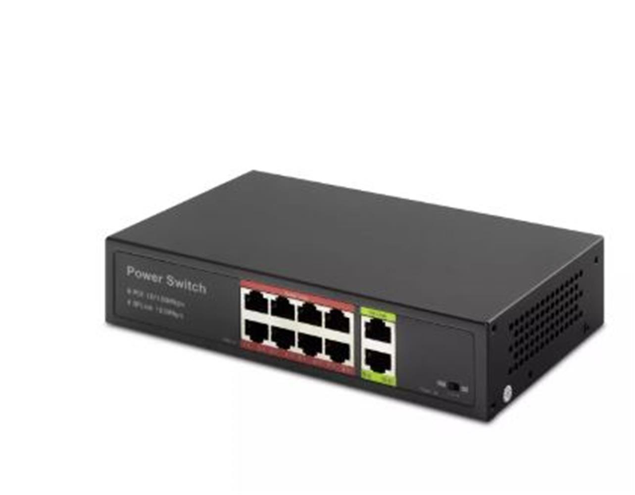 Hadron Hd08 Poe Swıtch 2Uplınk 8+2 10-100 Mbps 8Port