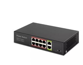 HADRON HD08 POE SWITCH 2UPLINK 8+2 10-100 MBPS 8PORT