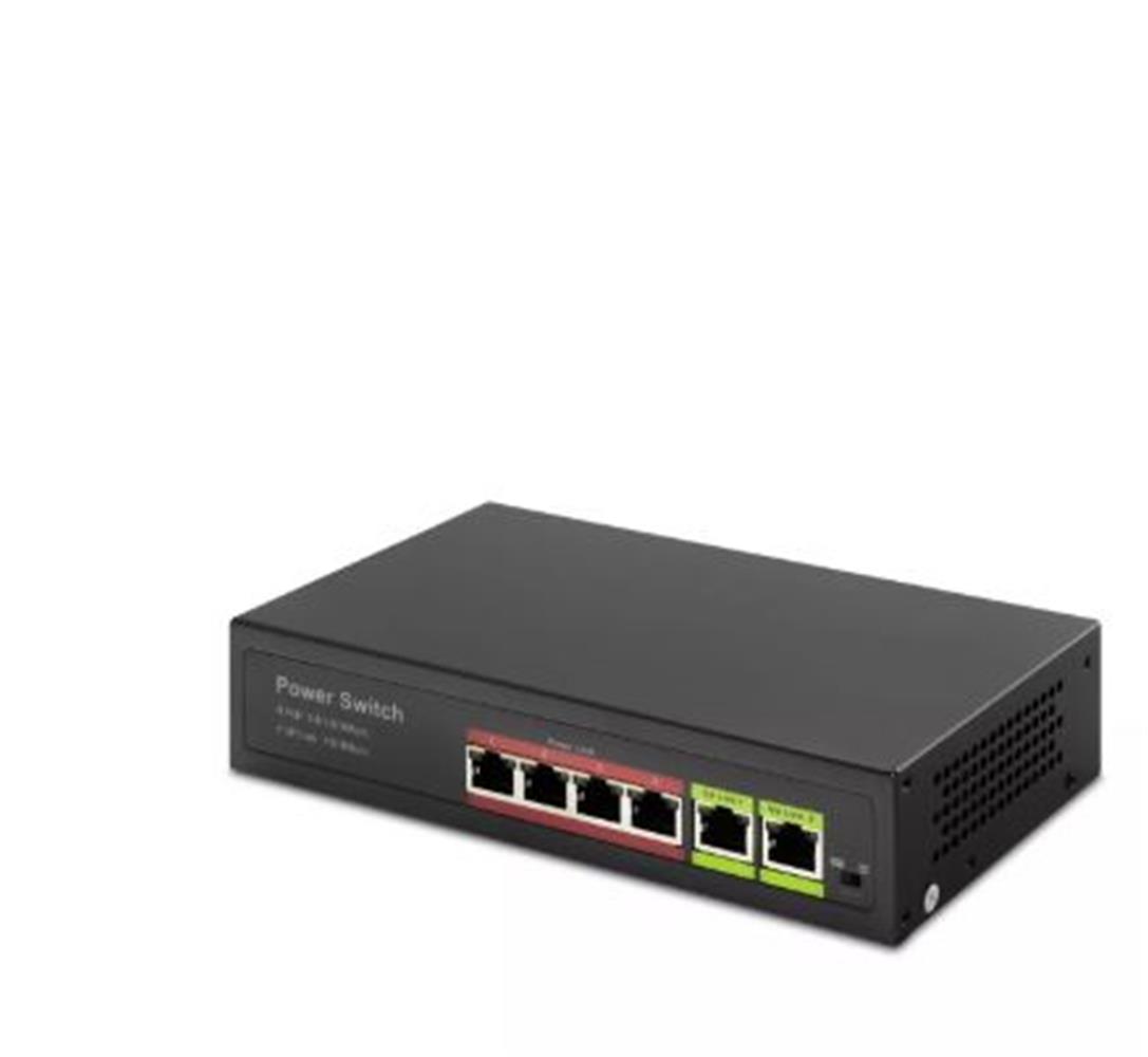 Hadron Hd04 Poe Swıtch 2Uplınk 4+2 10-100 Mbps 4Port
