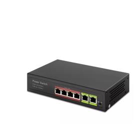 HADRON HD04 POE SWITCH 2UPLINK 4+2 10-100 MBPS 4PORT