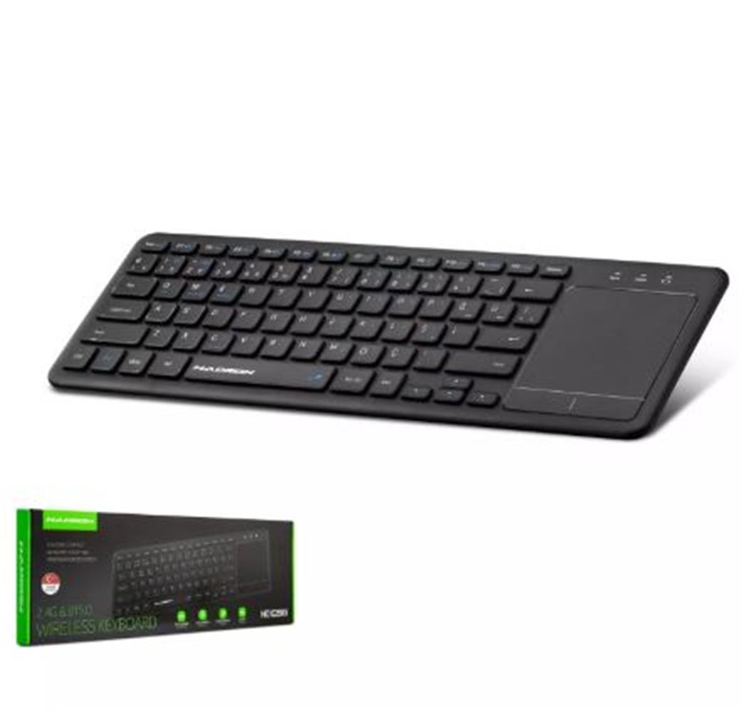 Hadron Hdx2505 Bluetooth + Wıreless Klavye + Touch Pad Q Siyah