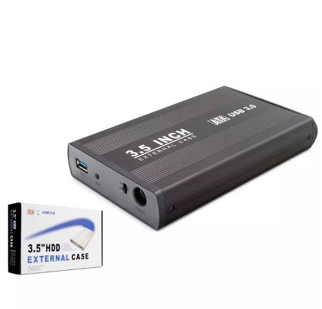 HADRON HDX1756 HDD KUTU USB3.0 METAL SATA 3.5" SİYAH