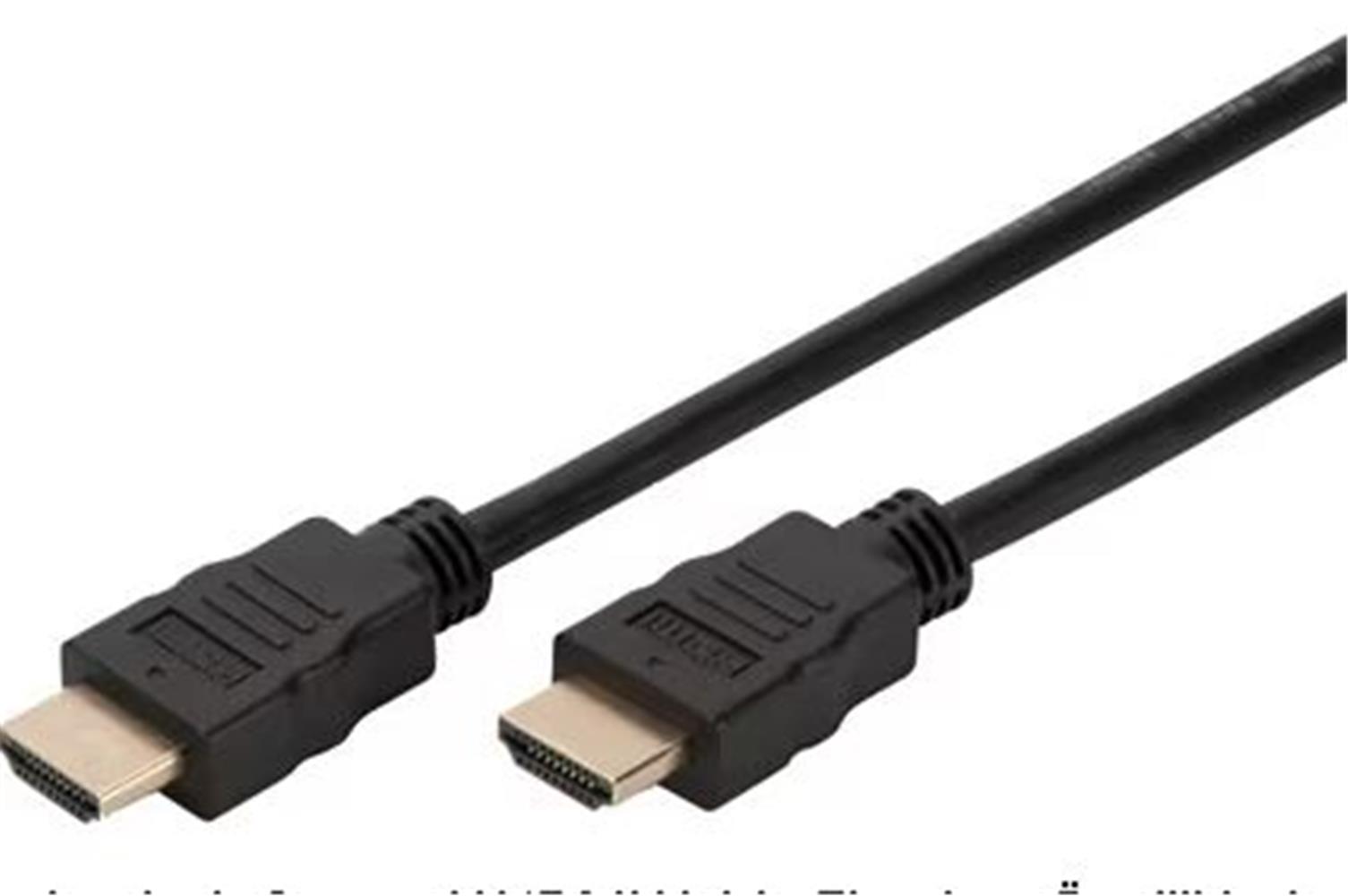 Digitus Ak-330107-050-S 5 Metre Altın Kapl.siyah 4K Hdmı Kablo
