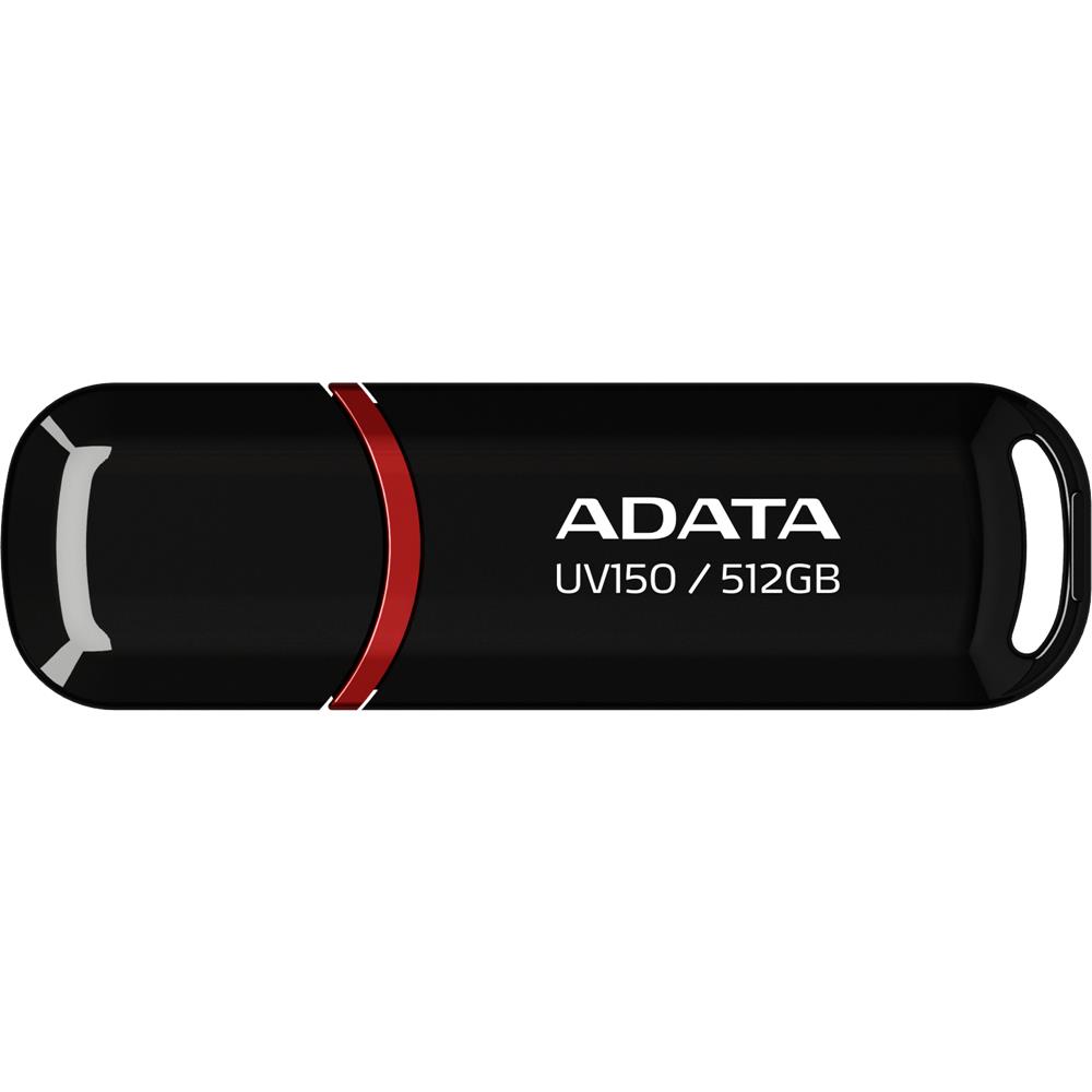 Adata Uv150-512Gb Usb3.2 Gen1 Black Flash Bellek