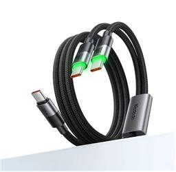 MCDODO CA-6740 2-in-1 KABLO 100 W TYPE-C TYPE-C+TYPE-C 1.5 M SİYAH KABLO