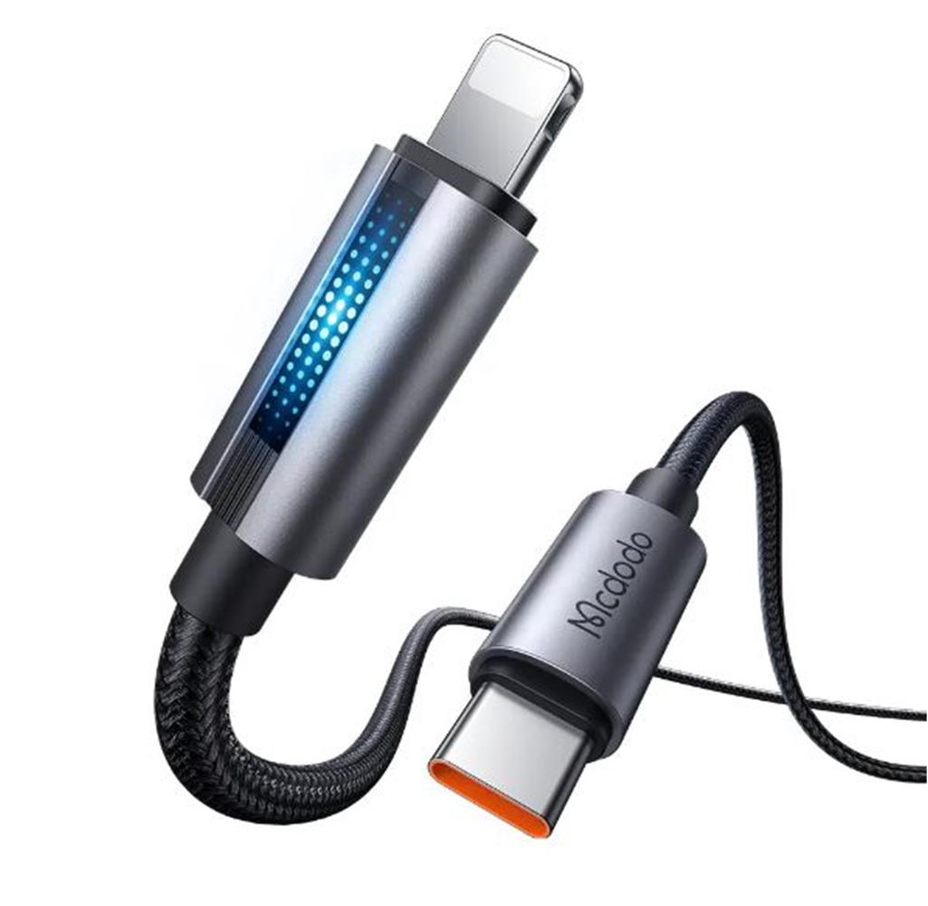 Mcdodo Ca-5710 Pd 36W Type-C To Lightning Hızlı Şarj Kablosu 1.2M - Siyah