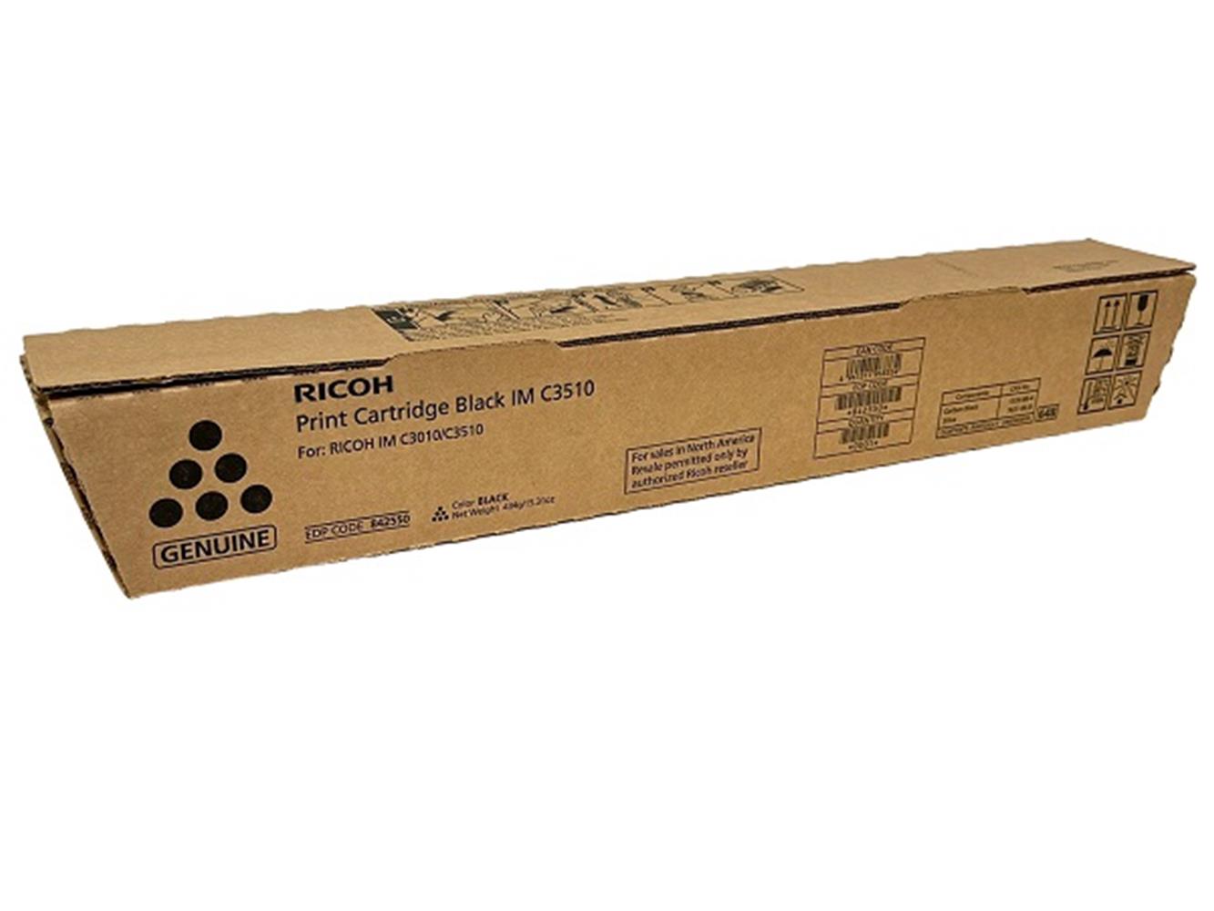 Ricoh IM C3510 Black Siyah Orjinal Fotokopi Toneri IM C3010-3510 16.500 Sayfa 