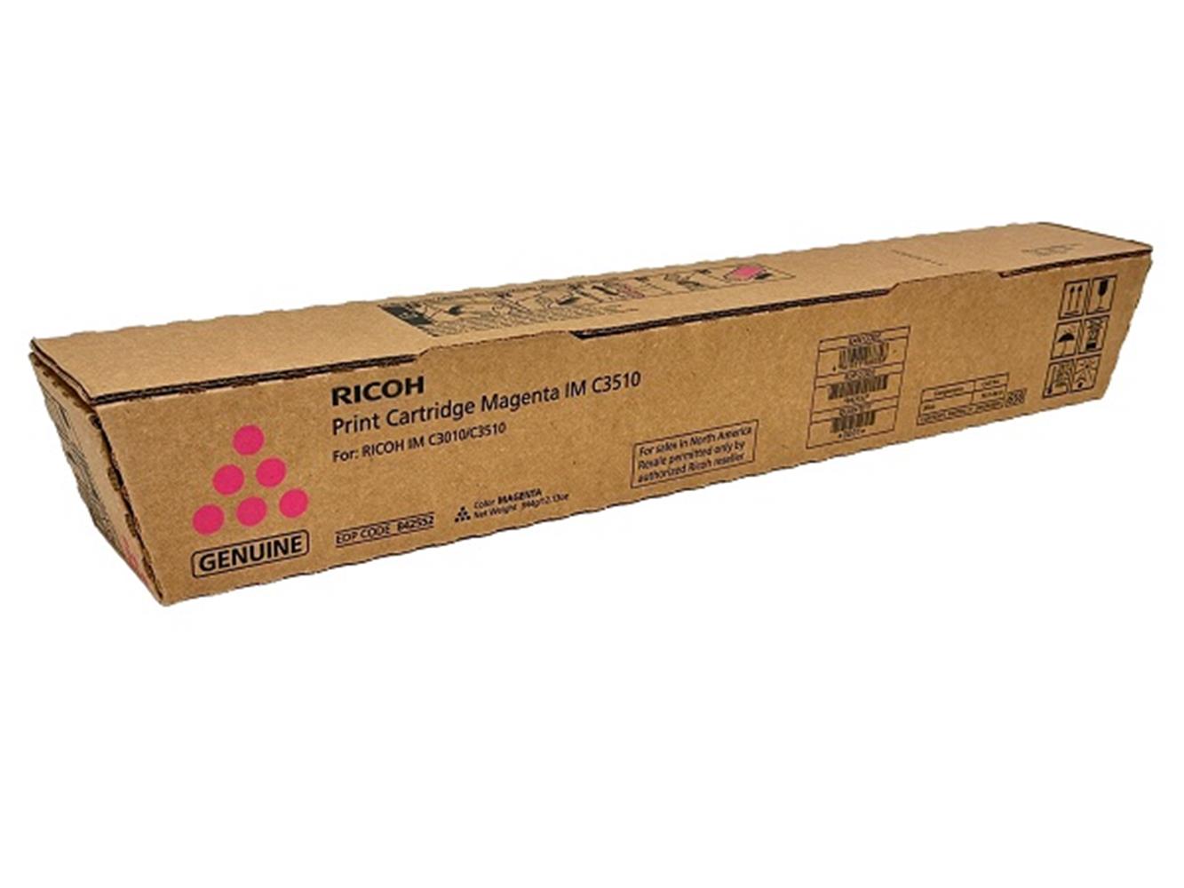 Ricoh IM C3510 Magenta Kırmızı Orjinal Fotokopi Toneri IM C3010-3510 5.500 Sayfa 