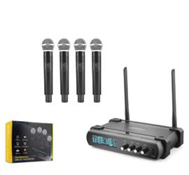 Hadron Hdx2792 Kablosuz 4-Mikrofon Vhf Siyah