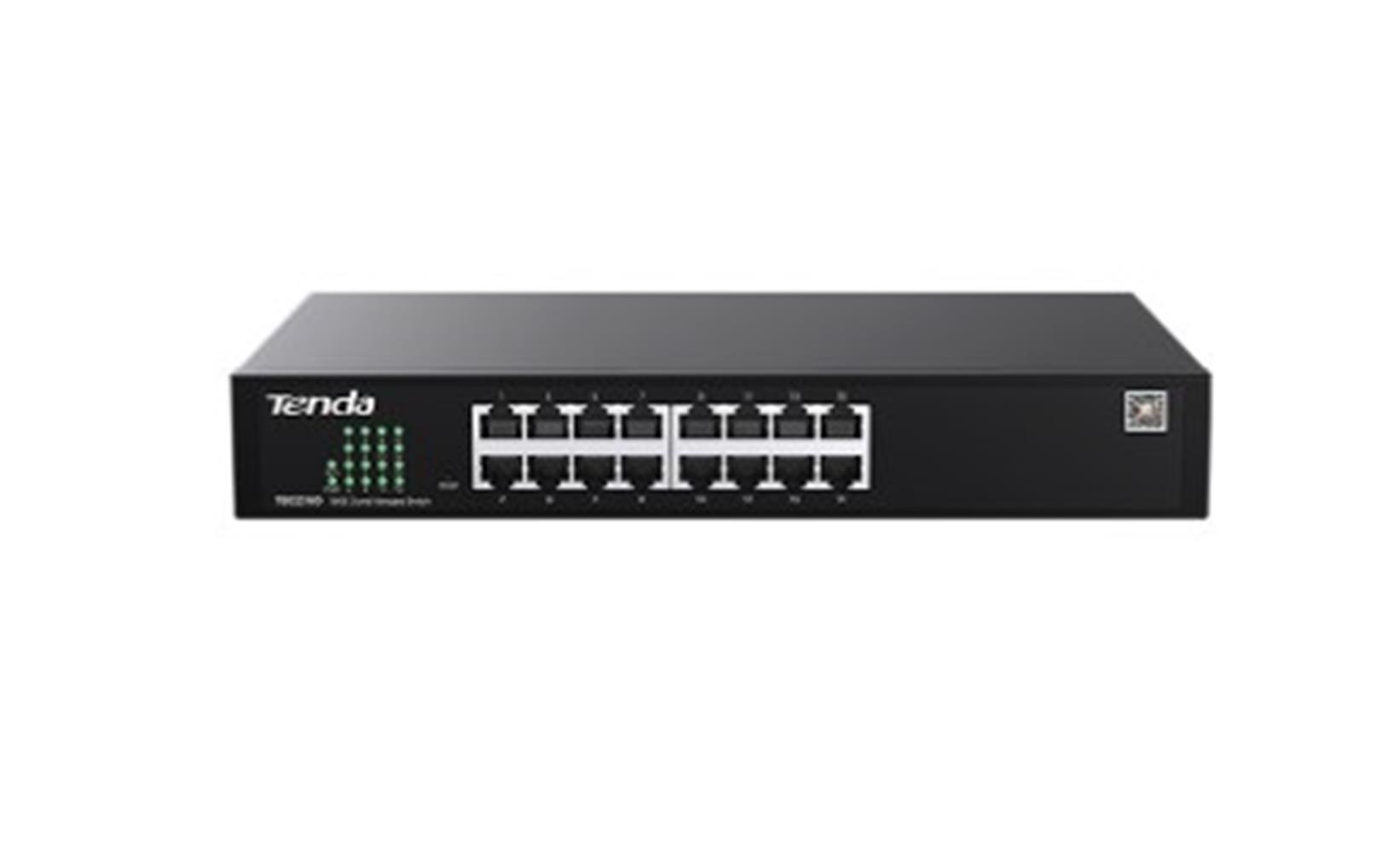 TENDA TEG2216D 16 PORT 10-100-1000 SWITCH CLOUD YNETILEBILIR ELIK KASA SWITCH