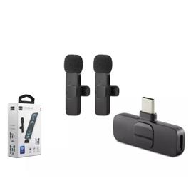 Hadron Hdx2788 Kablosuz 2-Mikrofon Type-C Siyah