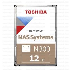 Toshiba 12TB N300 7200RPM 512MB Cache Sata 3 HDWG51CUZSVA NAS Disk 