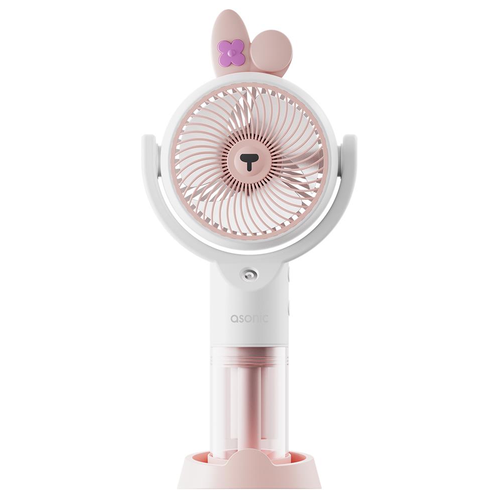 ASONIC AFN26 BEYAZ 500MAH 2 KADEME (PUSKURTME FONKSIYON) NEMLENDIRICI SPREY USB FAN ARJLI 