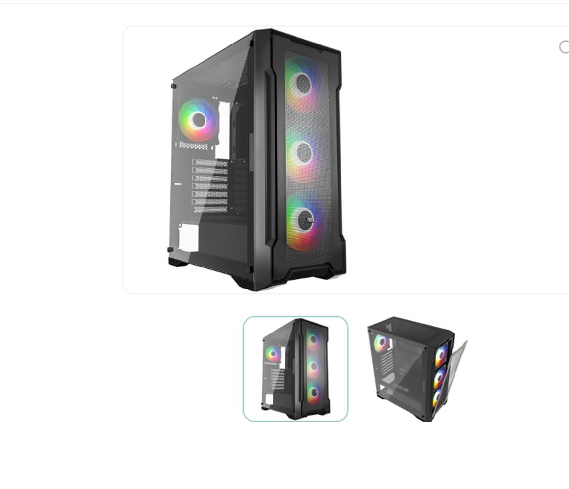 GAMEBOOSTER FALCON GB-A750B 750W 80+ BRONZE USB 3.0 MESH ARGB ATX MID TOWER GAMING KASA