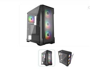 GameBooster FALCON GB-A750B 750w 80+ Bronze USB 3.0 Mesh ARGB ATX Mid Tower Gaming Kasa