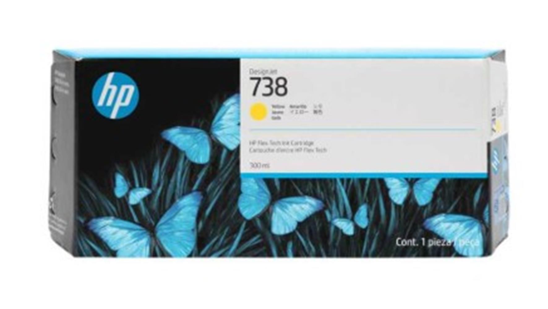 HP 738 YELLOW SARI 300ML PLOTTER KARTUU 676M8A