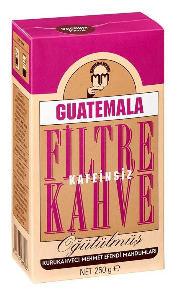 Mehmet Efendi 250Gr  Guatemala Filtre (Kafeinsiz)