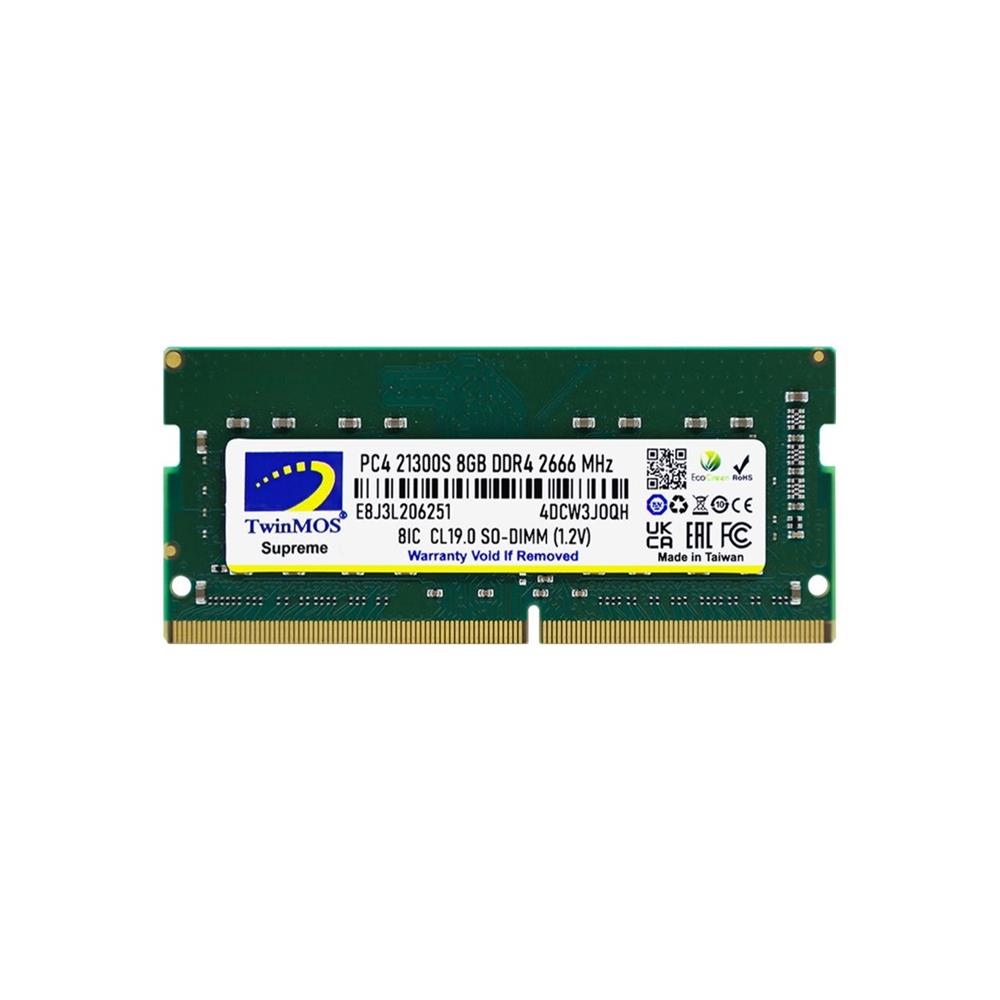 Twinmos Ddr4 8Gb 2666Mhz Mdd48Gb2666N Notebook Ram