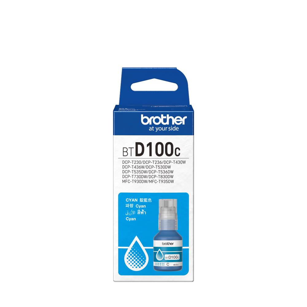 BROTHER BTD100C CYAN MAVI 5.000 SAYFA ŞIŞE MUREKKEP DCP-T230-T430-T530-T730-T830  MFC-T930-T935