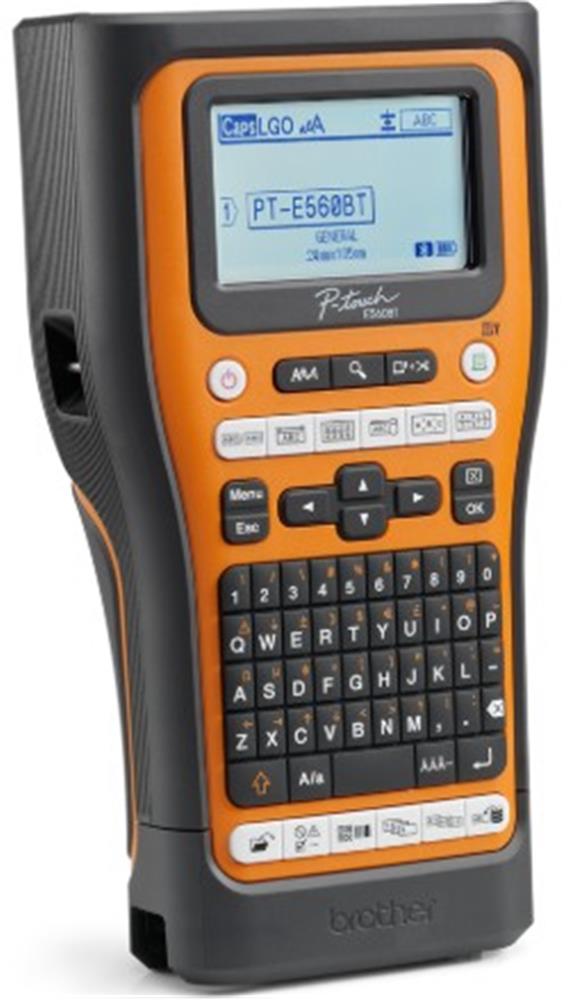 Brother P-Touch PT-E560BTVP 6-24MM Baskı Etiket Yazıcı El Tipi Bluetooth USB Bağlantı (Pil Dahil)