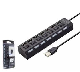 Hadron Hdx7001 Usb Hub 7-Usb Siyah Anahtarlı 