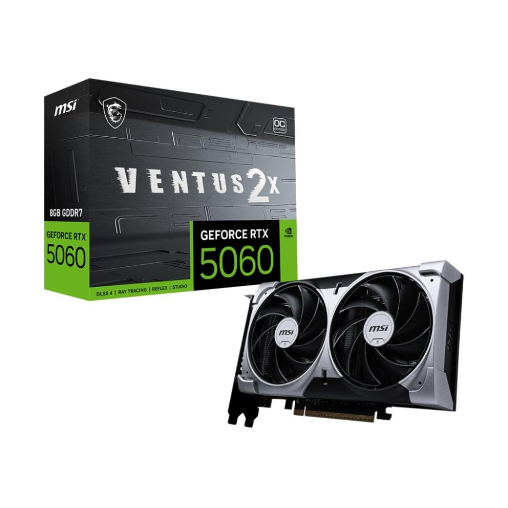 MSI GEFORCE RTX5060 VENTUS 2X 8G OC GDDR7 128BIT GAMING (OYUNCU) EKRAN KARTI