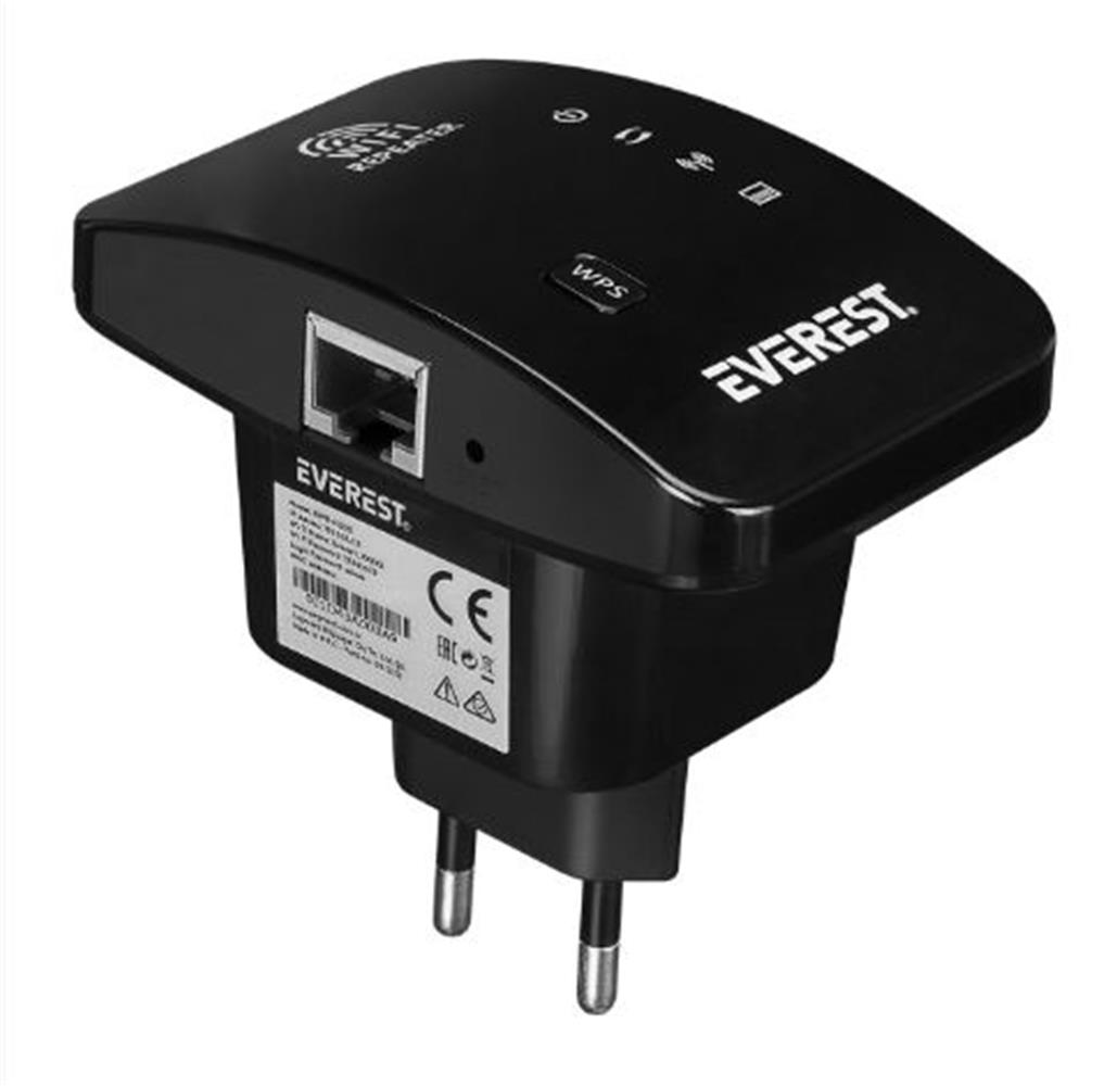 EVEREST EWR-N300 2.4GHZ 300MBPS 1XWAN-LAN DAHILI ANTENLI REPEATER+AP KABLOSUZ MENZIL GENILETICI