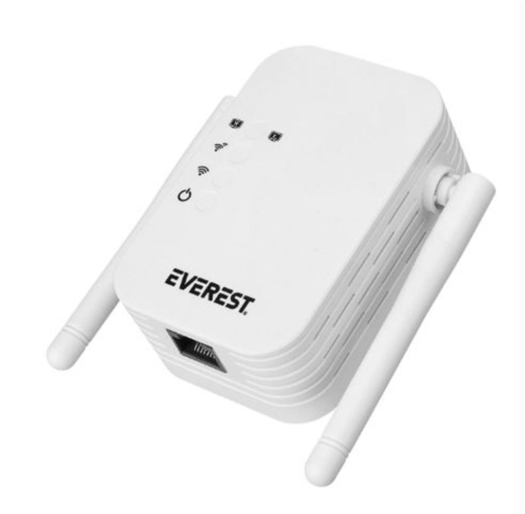 EVEREST EWR-N302 2.4GHZ 300MBPS 1XWAN-LAN PORT 2X2DBI ANTEN REPEATER+AP KABLOSUZ MENZIL GENILETICI