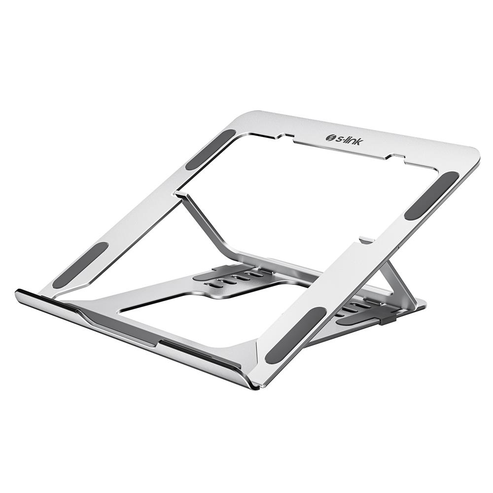 S-link SL-AL11 Gümüş 6 Açılı Katlanabilir Alüminyum Laptop Stand