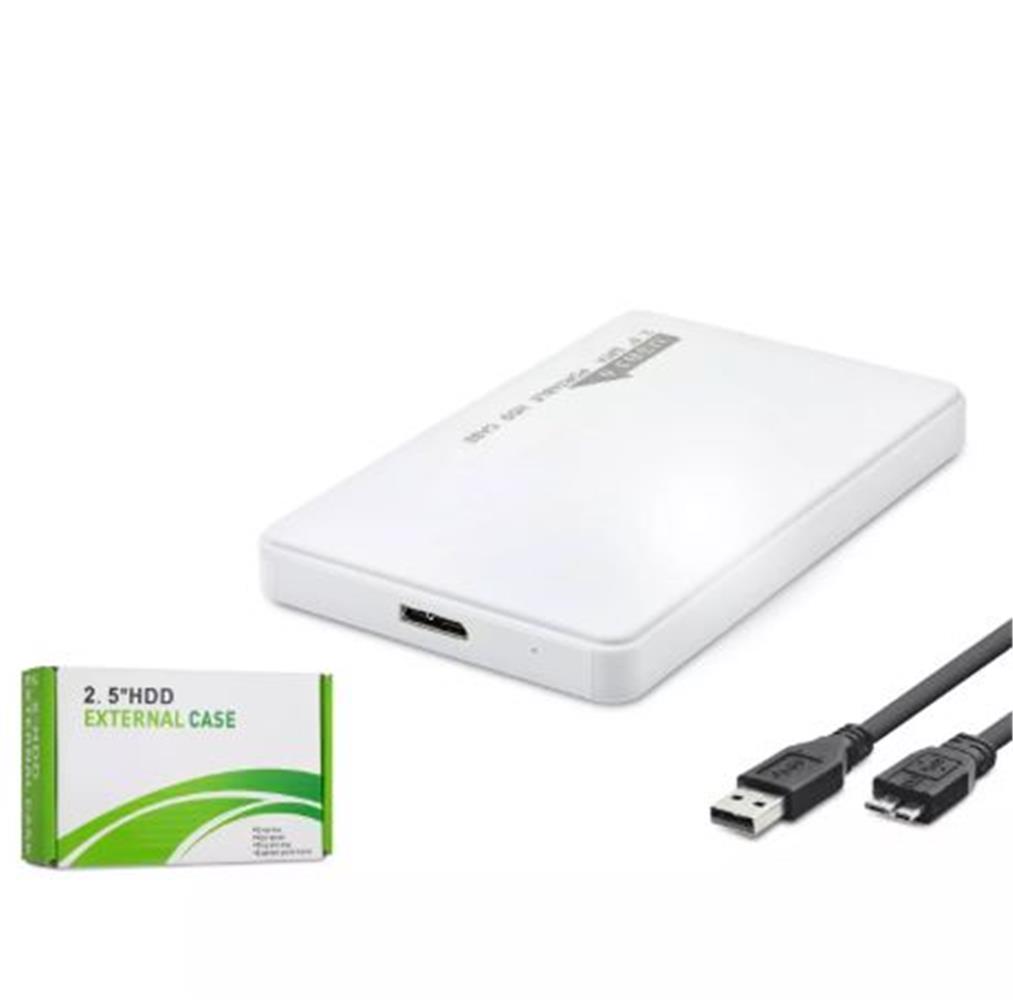 Hadron Hdx1752 Hdd Kutu Usb3.0 Plastik Sata 2.5" Beyaz