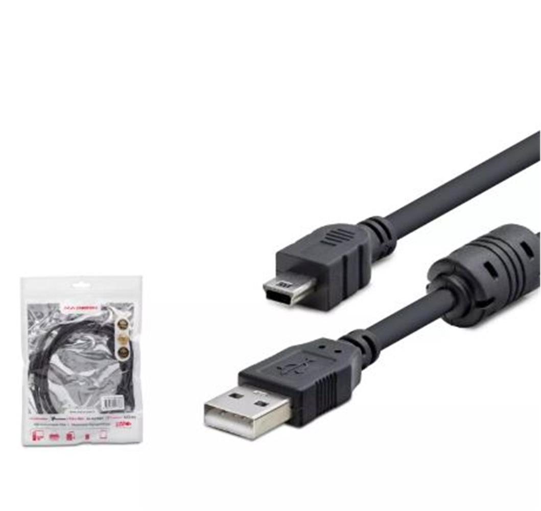 Hadron Hdx7538 1.5M Usb Mini V3-5Pin To Usb Kablo Siyah