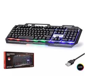 Hadron Hd863 Kablolu Oyuncu Klavye Metal Led Q Siyah