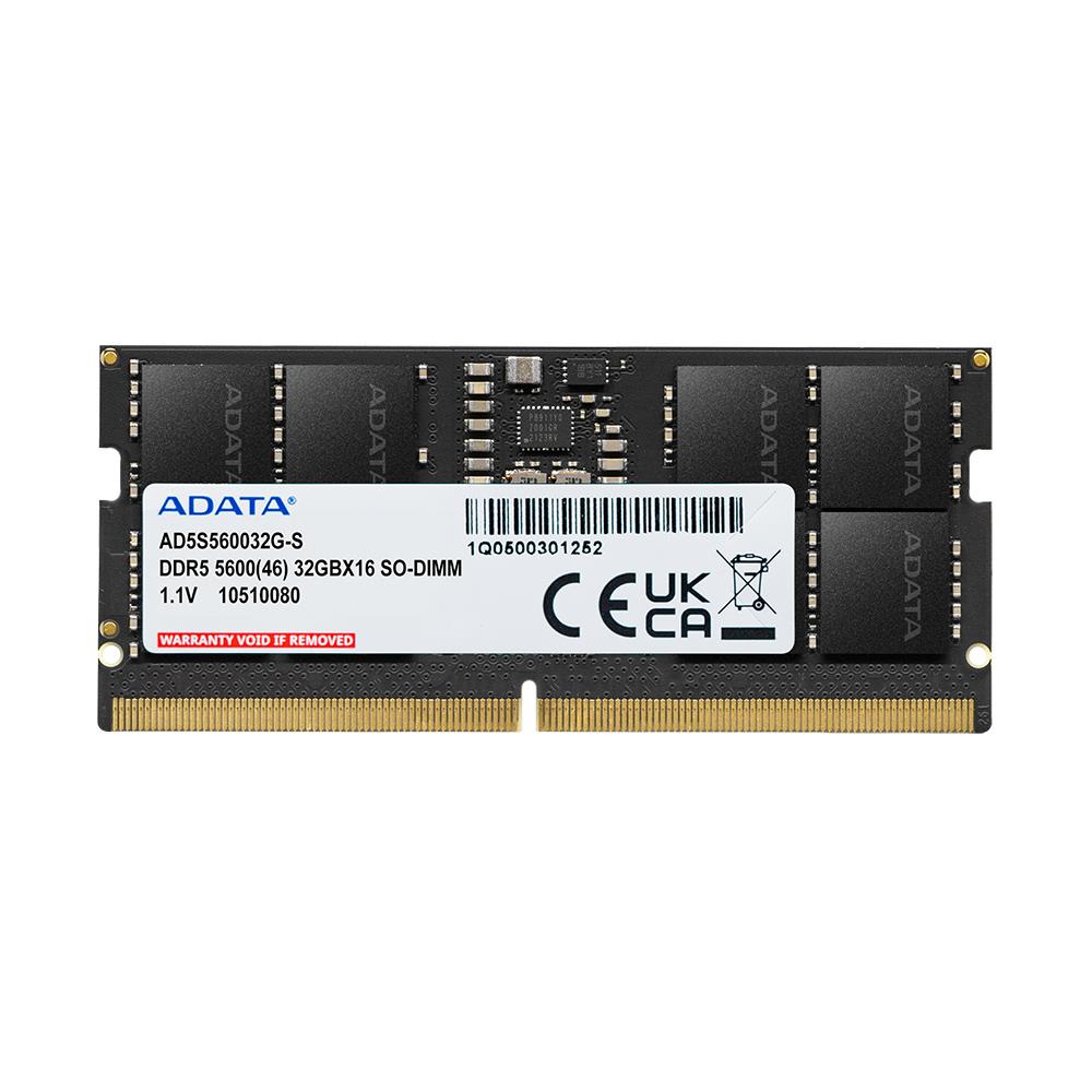 ADATA 32GB DDR5 5600MHZ 262PIN 1.1V NOTEBOOK RAM