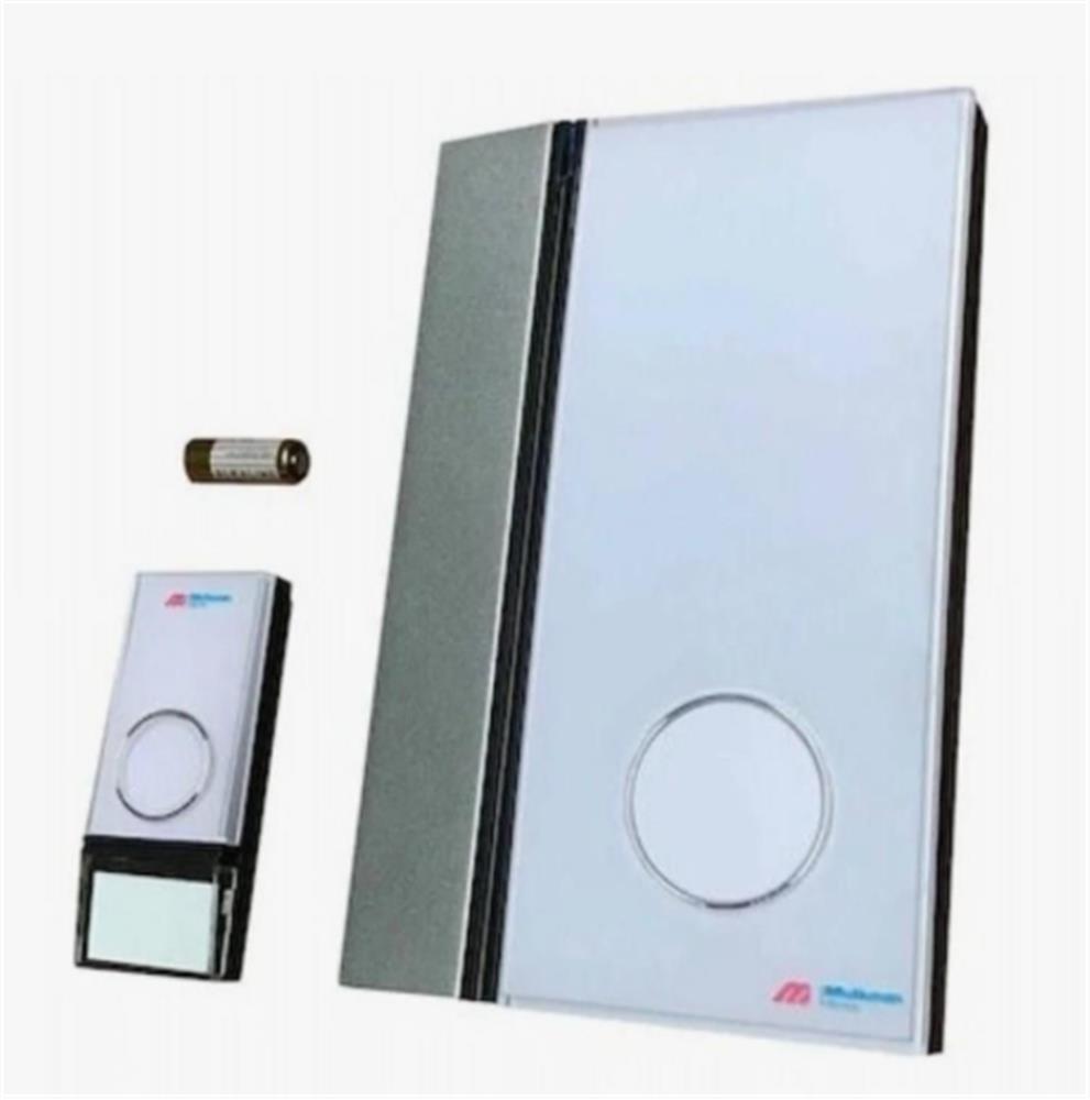 Mutlusan Wa-628 Kapı Zili (32 Melodi) Beyaz Kablosuz 100Mt