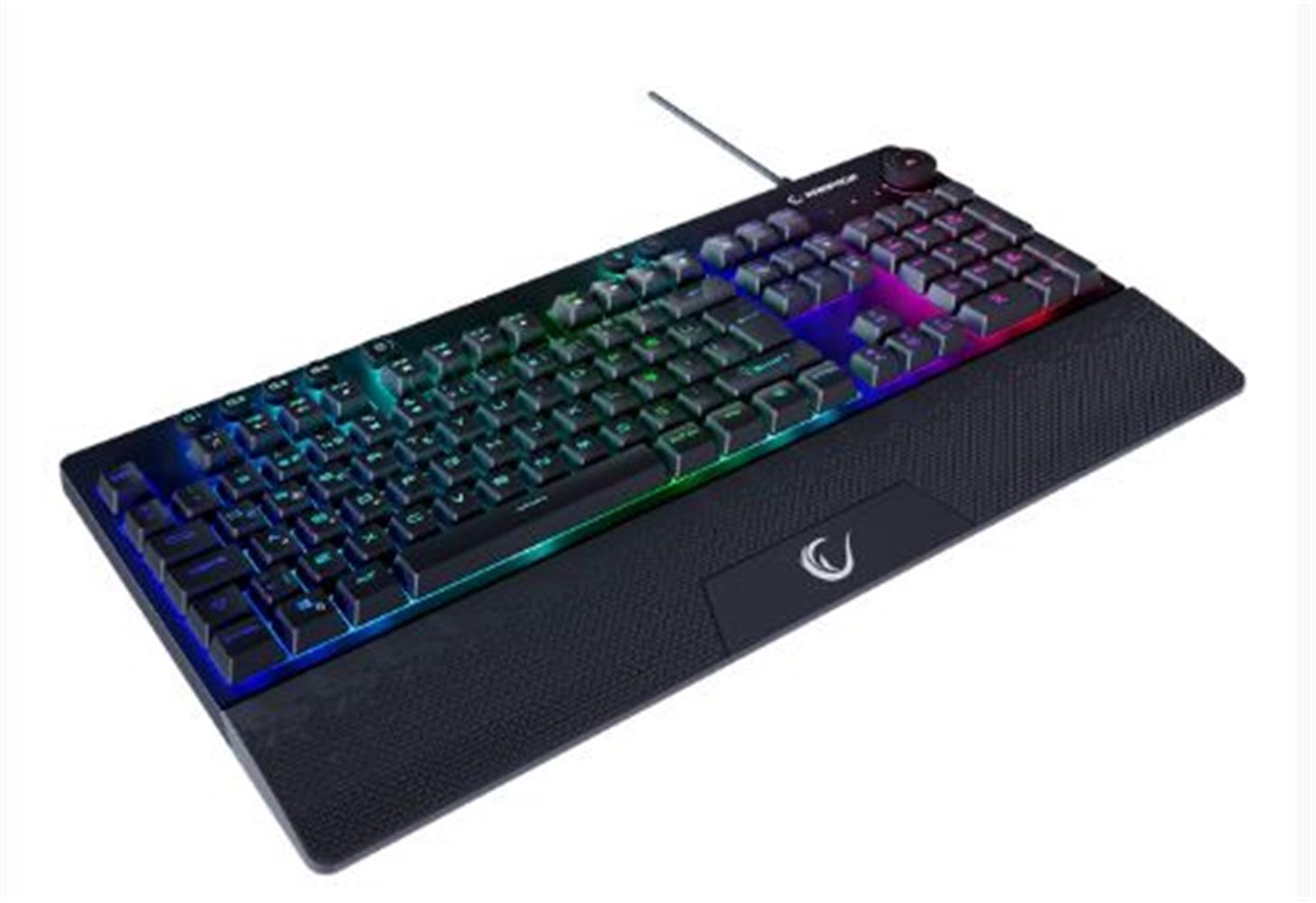 RAMPAGE KB-GX65 SIMULA SIYAH USB RGB AYDINLATMALI 4 MAKRO TULU BILEK DESTEKLI  OYUNCU KLAVYESI