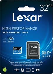 Lexar  32GB A1 V10 U1 Hafıza Kartı + Adaptör