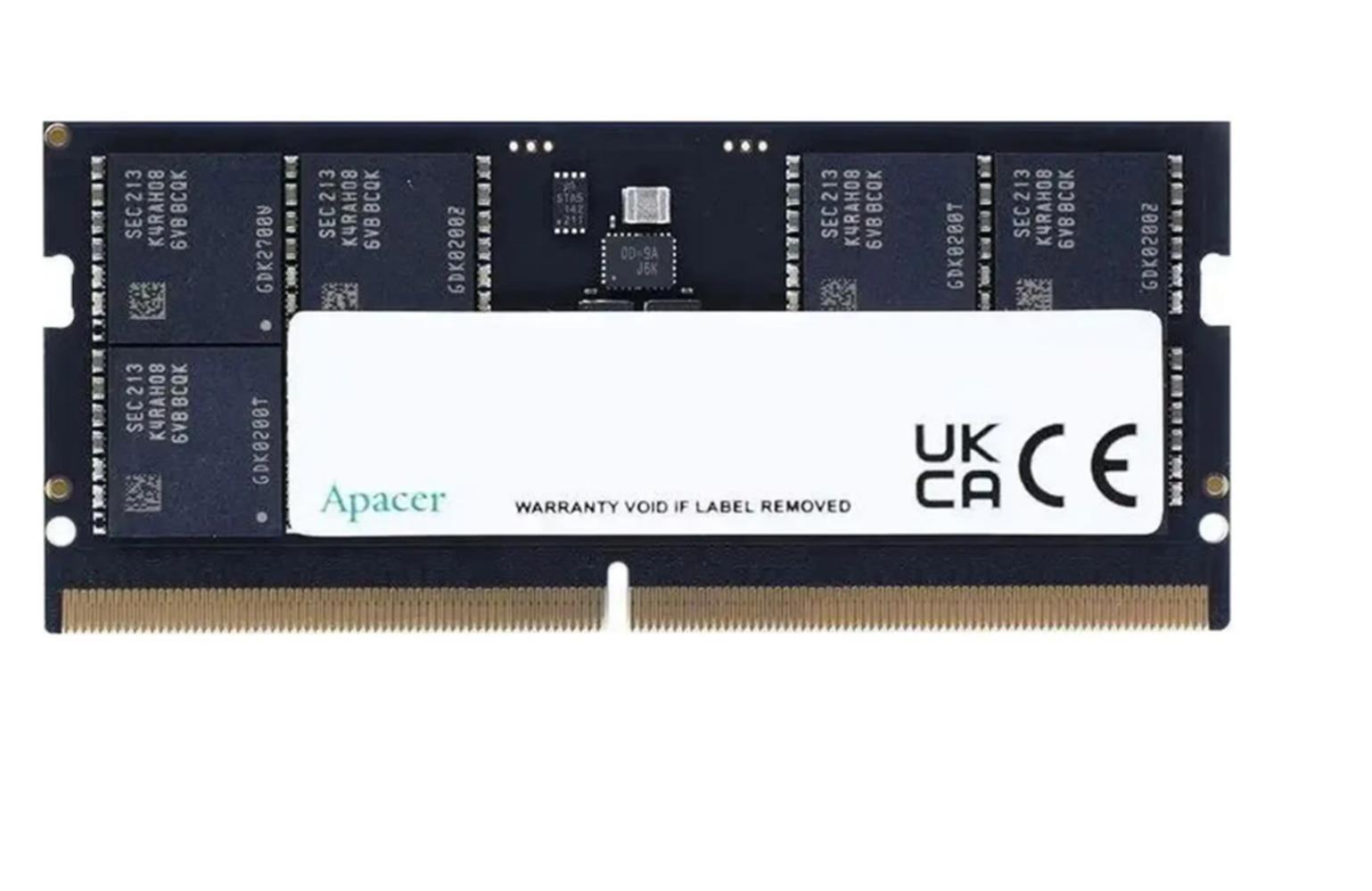 APACER STANDARD FS.16G2C.PKH 16GB DDR5 5600MHZ CL40 NOTEBOOK RAM