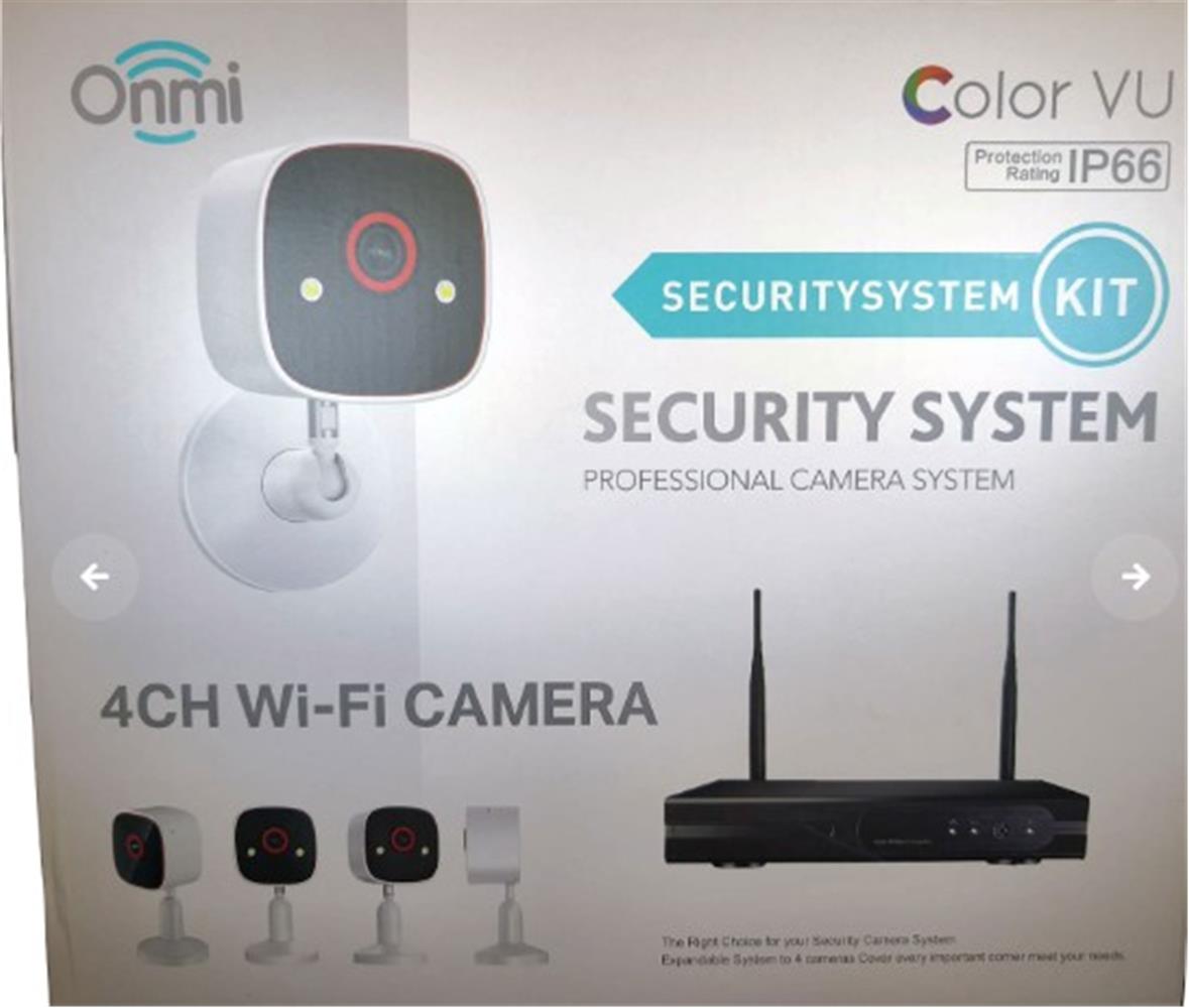 APRONX BS420 4 KANAL NVR + 3MP 4 KAMERA FULL COLOR MIK. WIFI SET