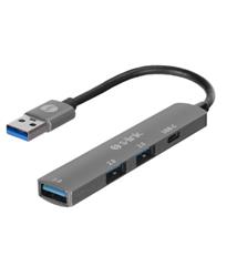 S-link SW-U333 3-USB 2.0, 1-USB 3.0 USB Metal USB Hub