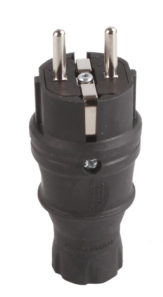 Mutlusan MUT-28 1X16 A. MONO. Topraklı Erkek Fiş (Düz)(010 083 300028)