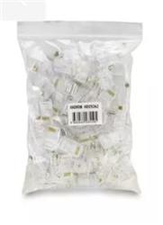Hadron Hdx5063 Cat6 Konnektör Ez Rj45 Delikli 100Lü Paket Şeffaf