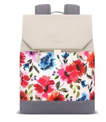 Mack MCE-1306 14.1"  ZEN Eco Günlük Sırt Çantası Bej Çiçekli 