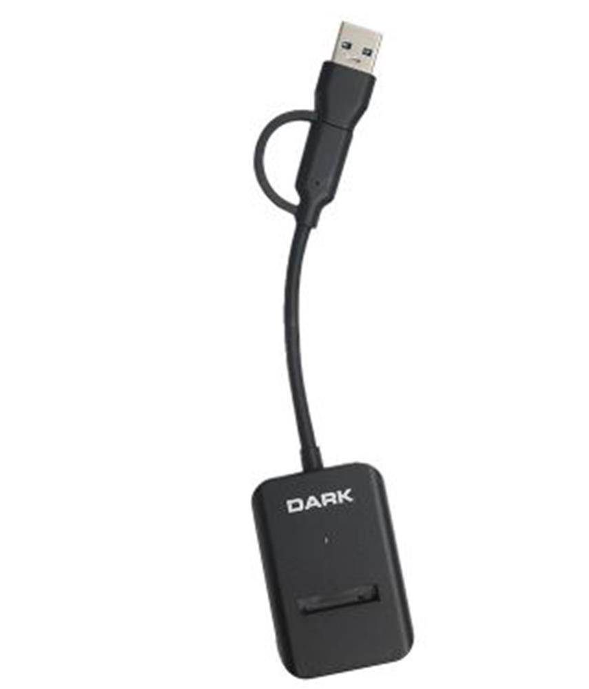 DARK USB-A + USB-C 10- M KEY M.2 NVME SSD TAINABILIR  DISK YERLETIRME ADAPTRU DK-AC-DSEM3
