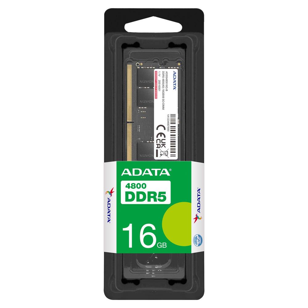 ADATA 16GB DDR5 4800MHZ 262PIN 1.1V NOTEBOOK RAM