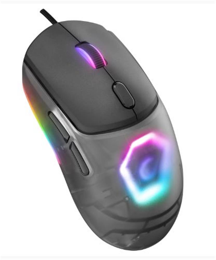 RAMPAGE HYALO M1 SIYAH DE�I�TIRILEBILIR 3 KAPAKLI RGB 12000 DPI GAMING OYUNCU MOUSE