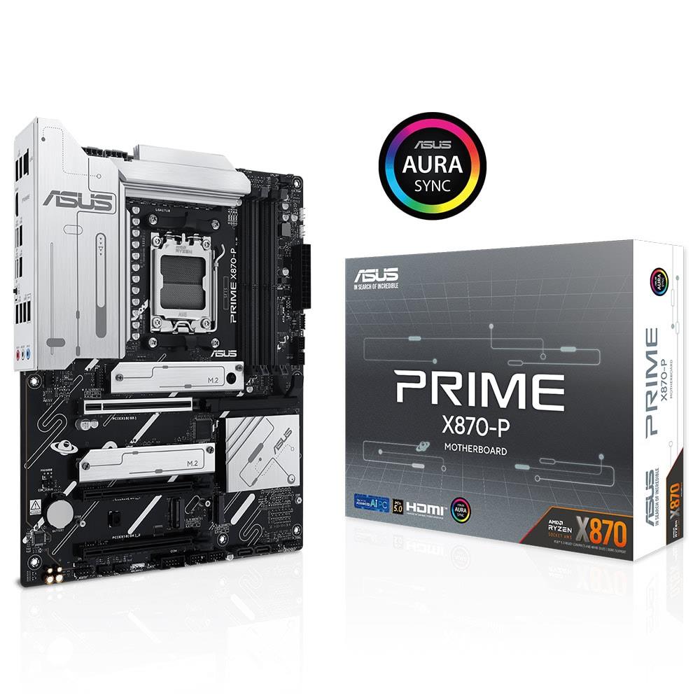 Asus Prime X870-P 8000Mhz(Oc) Ddr5 Soket Am5 M.2 Hdmı Atx Anakart